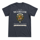 McGregor Ancient Tartan Crest Mischief and Mayhem T-shirt