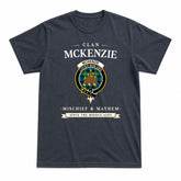 McKenzie Ancient Tartan Crest Mischief and Mayhem T-shirt
