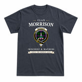 Morrison Modern Tartan Crest Mischief and Mayhem T-shirt