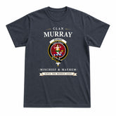Murray of Tulloch Modern Tartan Crest Mischief and Mayhem T-shirt