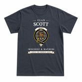 Scott Brown Ancient Tartan Crest Mischief and Mayhem T-shirt
