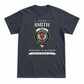 Smith Ancient Tartan Crest Mischief and Mayhem T-shirt
