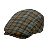 Gordon Weathered Tartan Flat Caps
