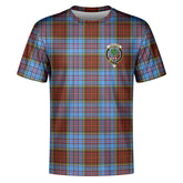 Anderson Modern Tartan Crest T-shirt