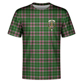 Gray Hunting Tartan Crest T-shirt