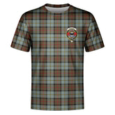 MacLeod of Harris Weathered Tartan Crest T-shirt