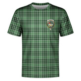 McDonald Lord of the Isles Hunting Tartan Crest T-shirt