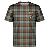 McLeod of Harris Weathered Tartan Crest T-shirt