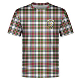 Stewart Dress Modern Tartan Crest T-shirt