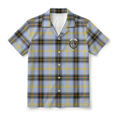 Bell of the Borders Tartan Crest Hawaiian Shirt