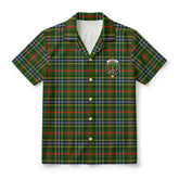 Bisset Tartan Crest Hawaiian Shirt