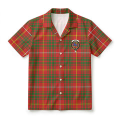 Bruce Modern Tartan Crest Hawaiian Shirt