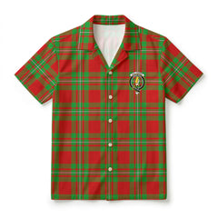 Callander Tartan Crest Hawaiian Shirt