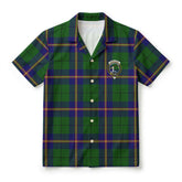 Carmichael Modern Tartan Crest Hawaiian Shirt