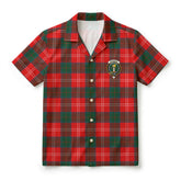 Chisholm Modern Tartan Crest Hawaiian Shirt