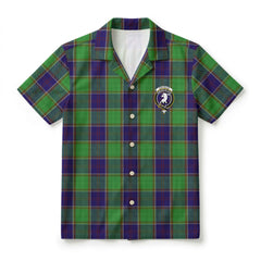 Colville Tartan Crest Hawaiian Shirt