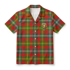Forrester Tartan Crest Hawaiian Shirt