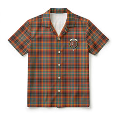 Innes Ancient Tartan Crest Hawaiian Shirt