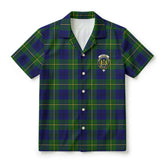 Johnson Modern Tartan Crest Hawaiian Shirt