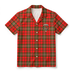 Langlands Tartan Crest Hawaiian Shirt