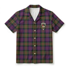 MacDonald Modern Tartan Crest Hawaiian Shirt