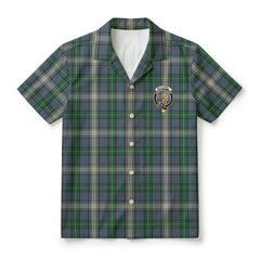 MacDowall Tartan Crest Hawaiian Shirt