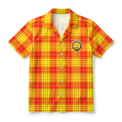MacMillan Clan Tartan Crest Hawaiian Shirt