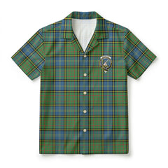 MacMillan Hunting Ancient Tartan Crest Hawaiian Shirt