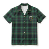 McAulay Hunting Ancient Tartan Crest Hawaiian Shirt