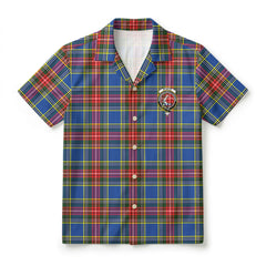 McBeth Modern Tartan Crest Hawaiian Shirt