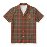 McIntosh Hunting Weathered Tartan Crest Hawaiian Shirt