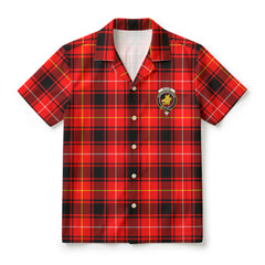 McIvor Tartan Crest Hawaiian Shirt