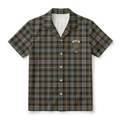 McKenzie Weathered Tartan Crest Hawaiian Shirt