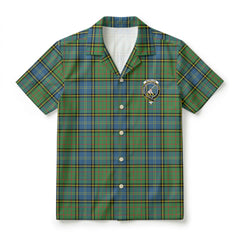 McMillan Hunting Ancient Tartan Crest Hawaiian Shirt