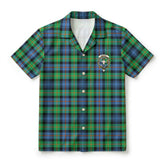Murray of Atholl Ancient Tartan Crest Hawaiian Shirt