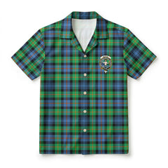 Murray of Atholl Ancient Tartan Crest Hawaiian Shirt