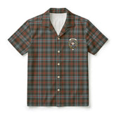 Murray of Atholl Weathered Tartan Crest Hawaiian Shirt