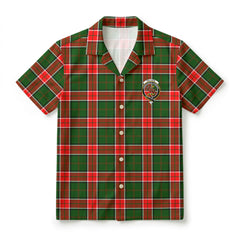 Pollock Tartan Crest Hawaiian Shirt