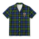Smith Modern Tartan Crest Hawaiian Shirt