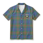Stewart of Appin Hunting Ancient Tartan Crest Hawaiian Shirt