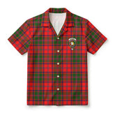 Stewart of Appin Modern Tartan Crest Hawaiian Shirt