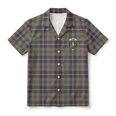 Taylor Weathered Tartan Crest Hawaiian Shirt