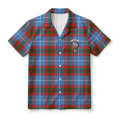Trotter Tartan Crest Hawaiian Shirt