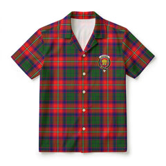 Wauchope (or Waugh) Tartan Crest Hawaiian Shirt
