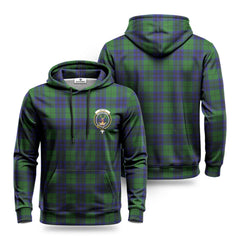 Keith Modern Tartan Crest Hoodie