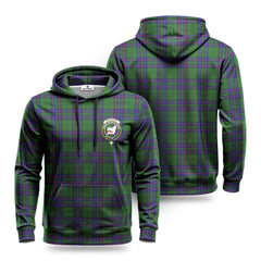 Lockhart Modern Tartan Crest Hoodie