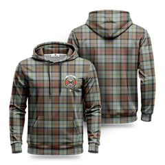 MacLeod of Harris Weathered Tartan Crest Hoodie