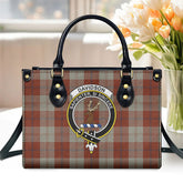 Davidson Dress Dancers Tartan Crest Leather Handbag