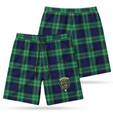 Abercrombie Tartan Crest Men's Beach Shorts