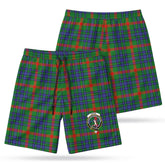 Aiton Tartan Crest Men's Beach Shorts